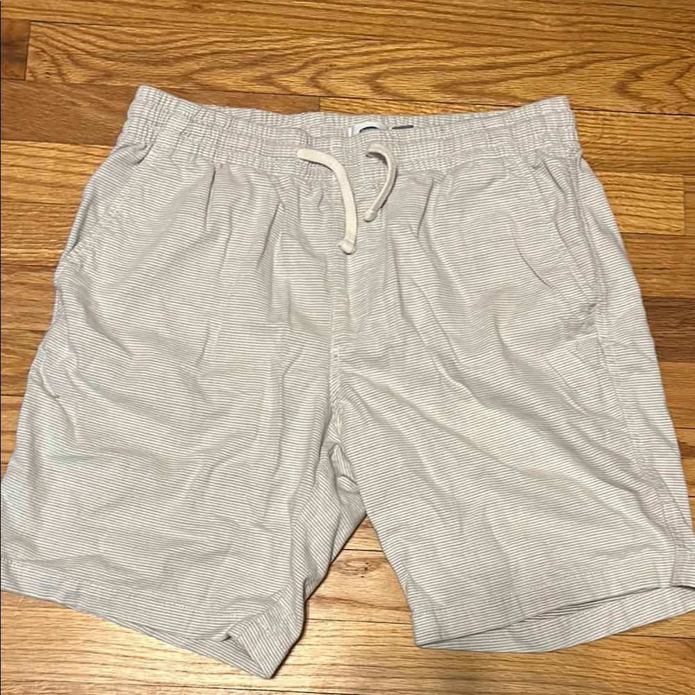 Old Navy Gray Striped Shorts
